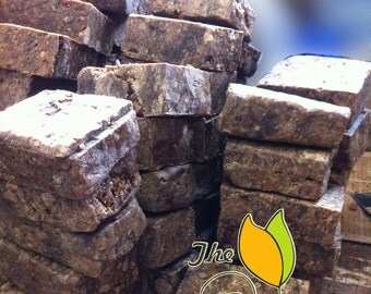 8 oz pure RAW AFRICAN BLACK soap - Natural Organic African Black Soap 8 oz bar . Amazing for the Skin 8 oz - Real Fresh from Ghana Africa