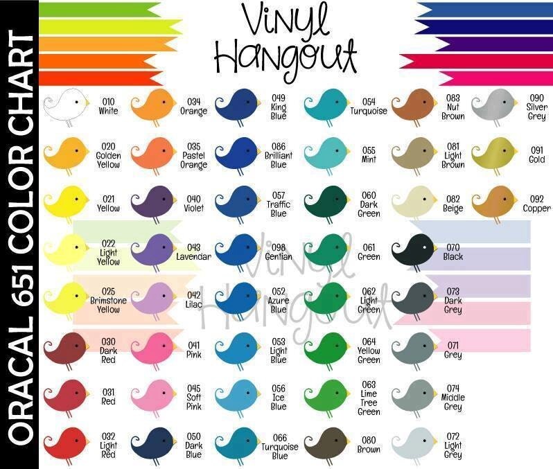 ORACAL 651 12x12 Glossy Vinyl Crafts Hobby Cutter