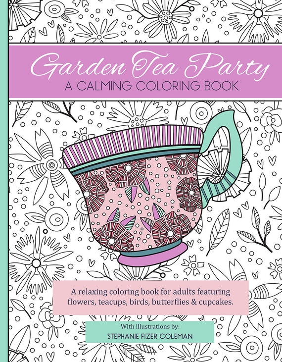 calming coloring pages tea cups - photo #25