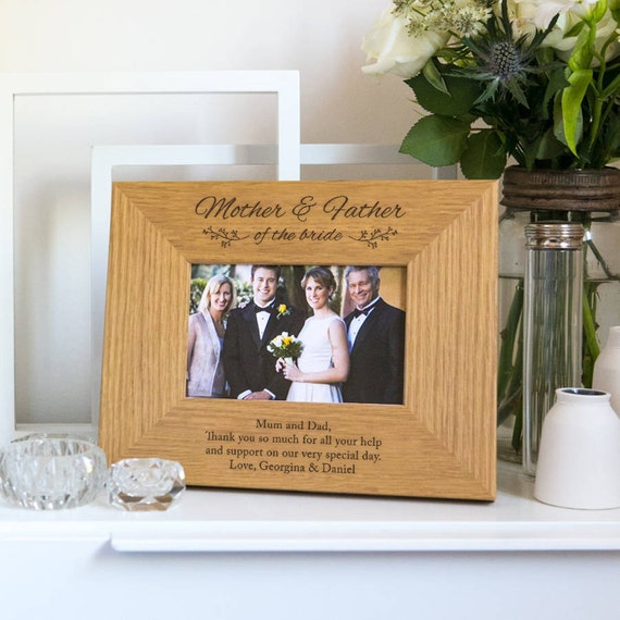 Mother Of The Bride / Groom Gift Picture Frame / Photo Frame