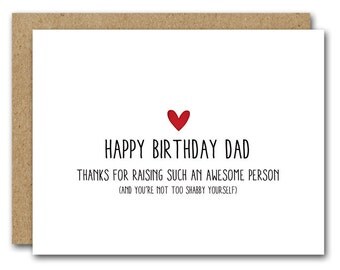 Dad Birthday Card, Funny Dad Card, INSTANT DOWNLOAD, Happy Birthday Card, Happy Birthday Dad Card, Funny Card For Dad, Father Birthday Card