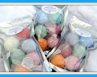 Bath Bomb Mixed Variety 6 Pack - Best Seller - (Handmade Stardust Soaps Bath Bombs) natural exfoliation, aromatherapy, moisturizing, gift