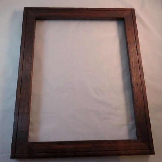 11x14 Wormy light Curly Maple with Brown Dye Picture Frame
