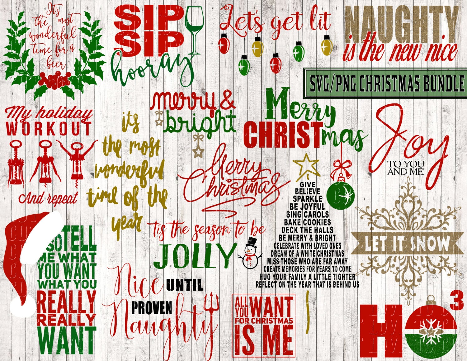 Free SVG Christmas Bundle Svg 1179+ File for Free