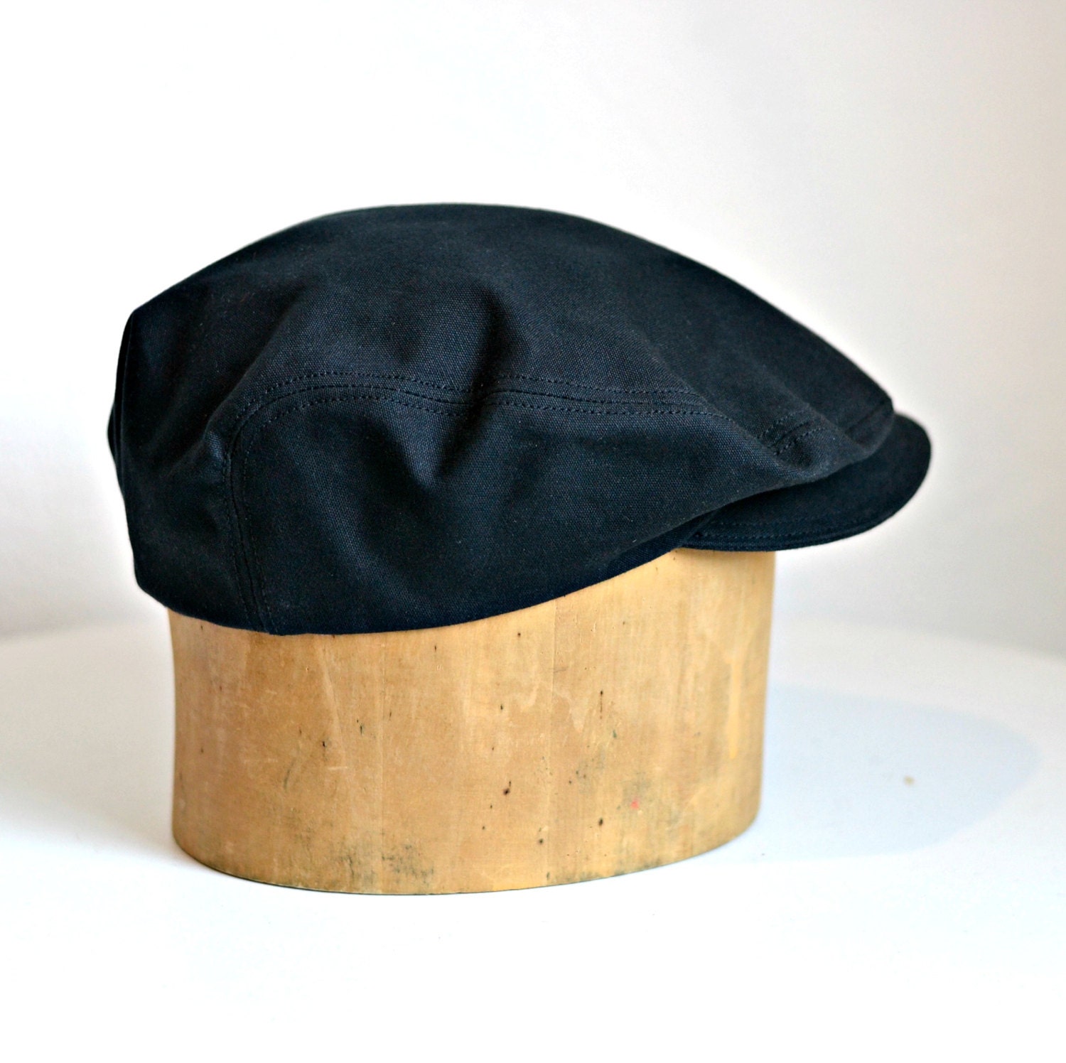 Men's Waxed Canvas Driving Cap Men's Rain Hat Made