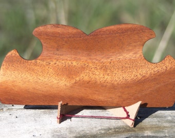 Hand Crafted African Mahogany Shuttles / Beaters for Card / Inkle Weaving