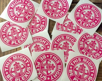 4" Round This might be Plexus Decal