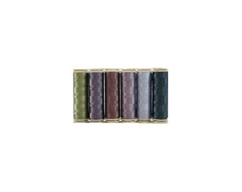 WonderFil InvisaFil Thread Set B010 - Six Spools of 400m 100wt Cottonized Polyester