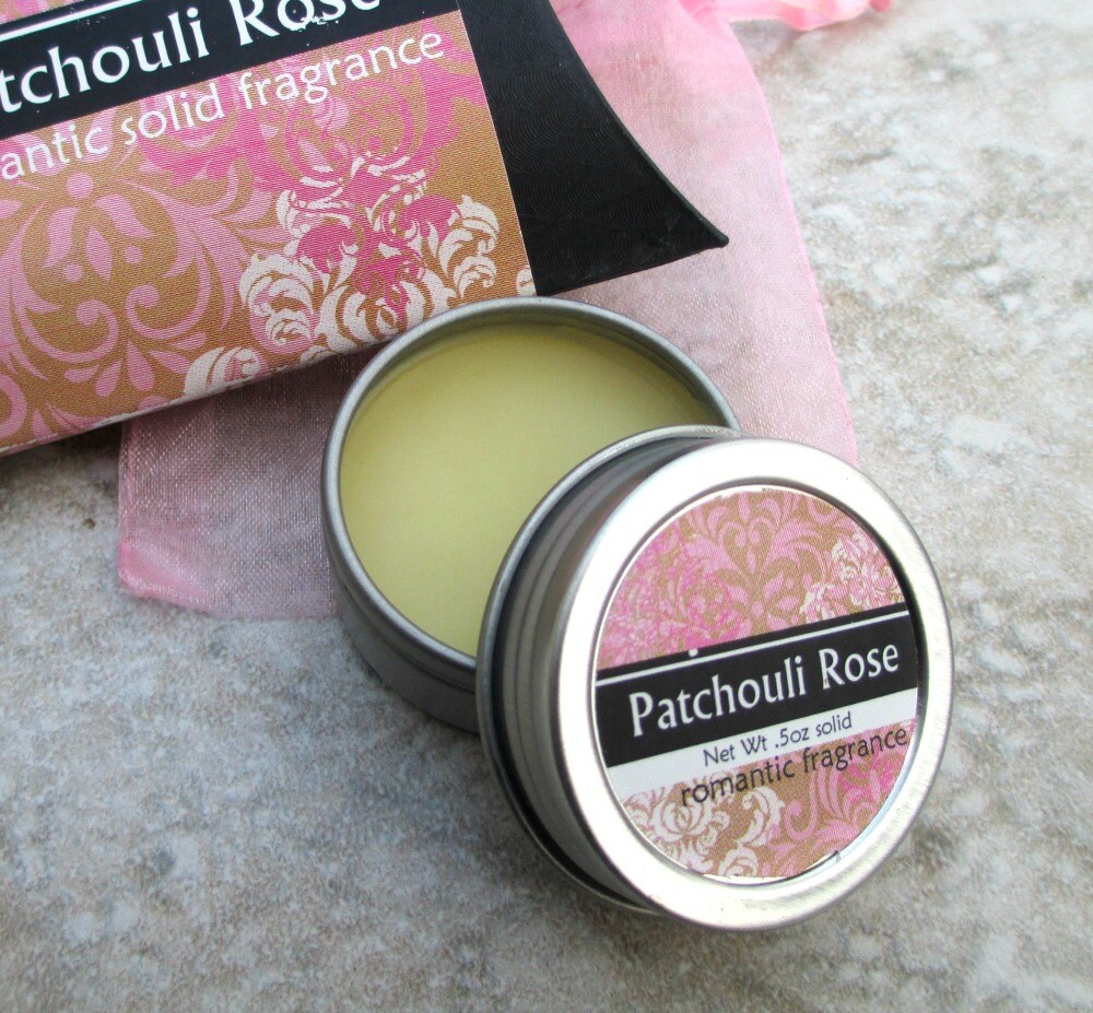 Rose solid perfume