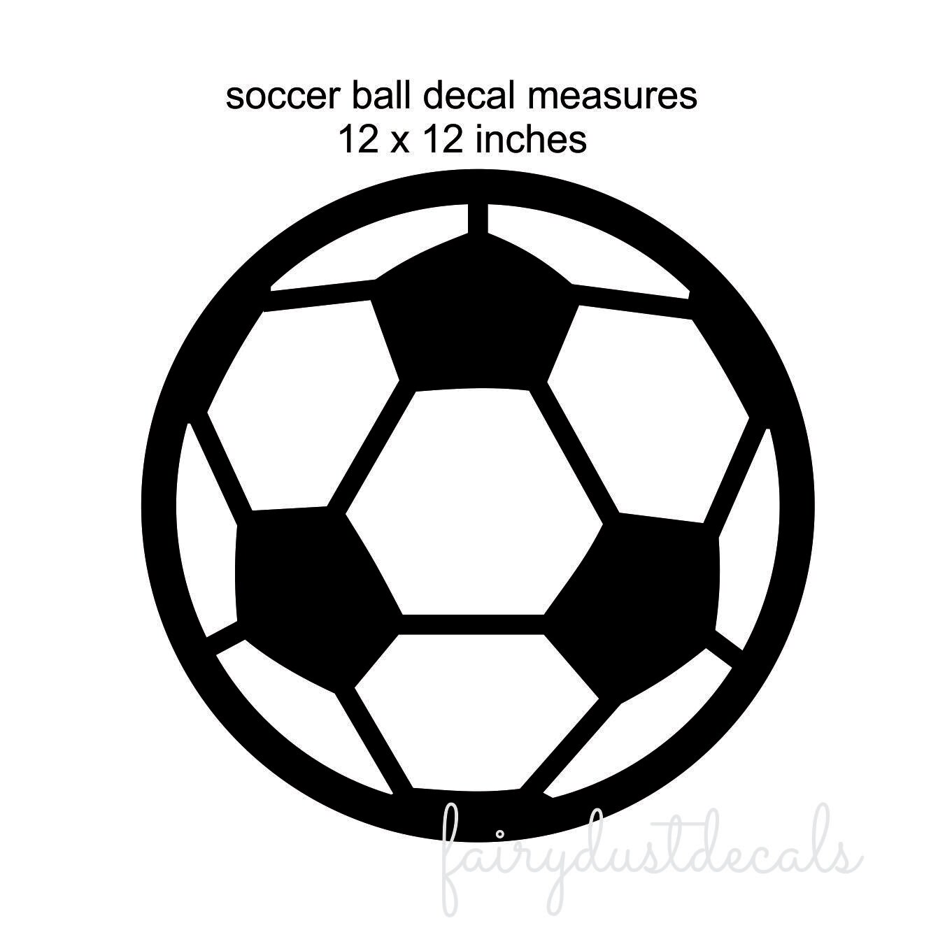 Soccer Ball Wall Decal futbal soccer decal ball wall