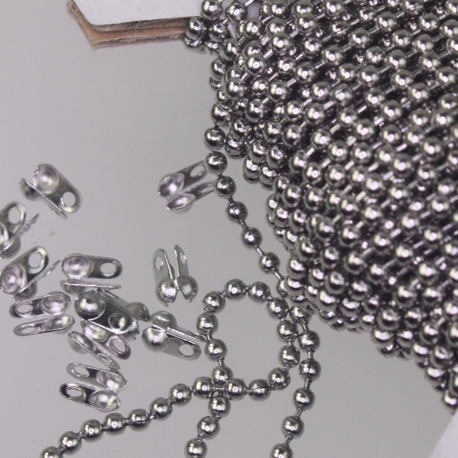 30 feet Stainless Steel BALL Chain 2.0mm ball size with FREE