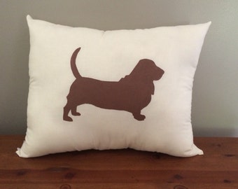 Basset Hound Pillow