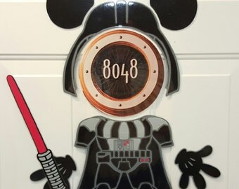 Darth Vader Jedi Empire Star Wars Mickey Disney cruise Body Part Stateroom Door Magnets for Disney Cruise