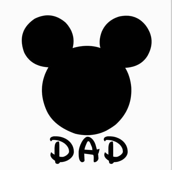 Download Mickey Mouse Dad SVG JPEG instant digital file download ...