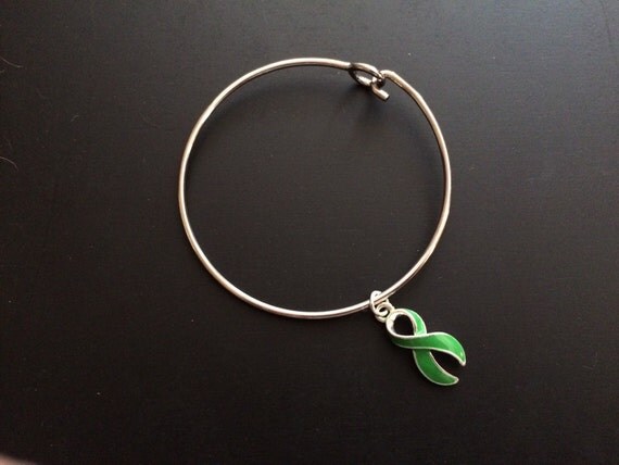 Lyme Disease Awareness Bangle Bracelet 0245