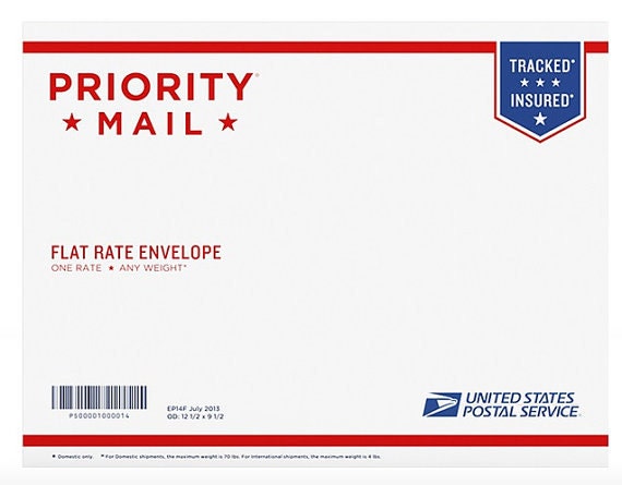 usps priority express mail flat rate envelope