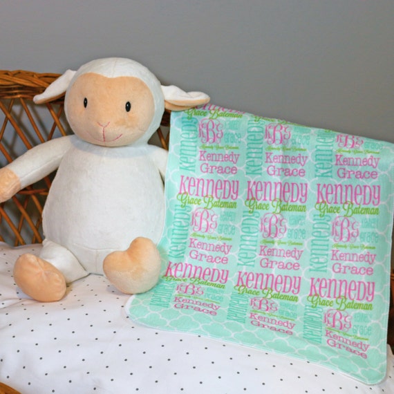 Personalized baby lovey