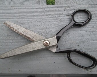 Princess Anne Pinking Shears, Vintage Pinking Shears, Fabric Pinking Scissor, Sewing Shears, 1940's Pinking Shears, Vintage Scissors, Shears