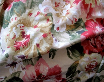 RALPH LAUREN QUEEN Bedskirt floral vintage pattern Ralph Lauren cottage floral country