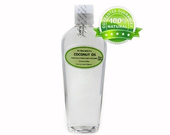 8 oz Organic Fractionated Coconut Oil 100% Pure