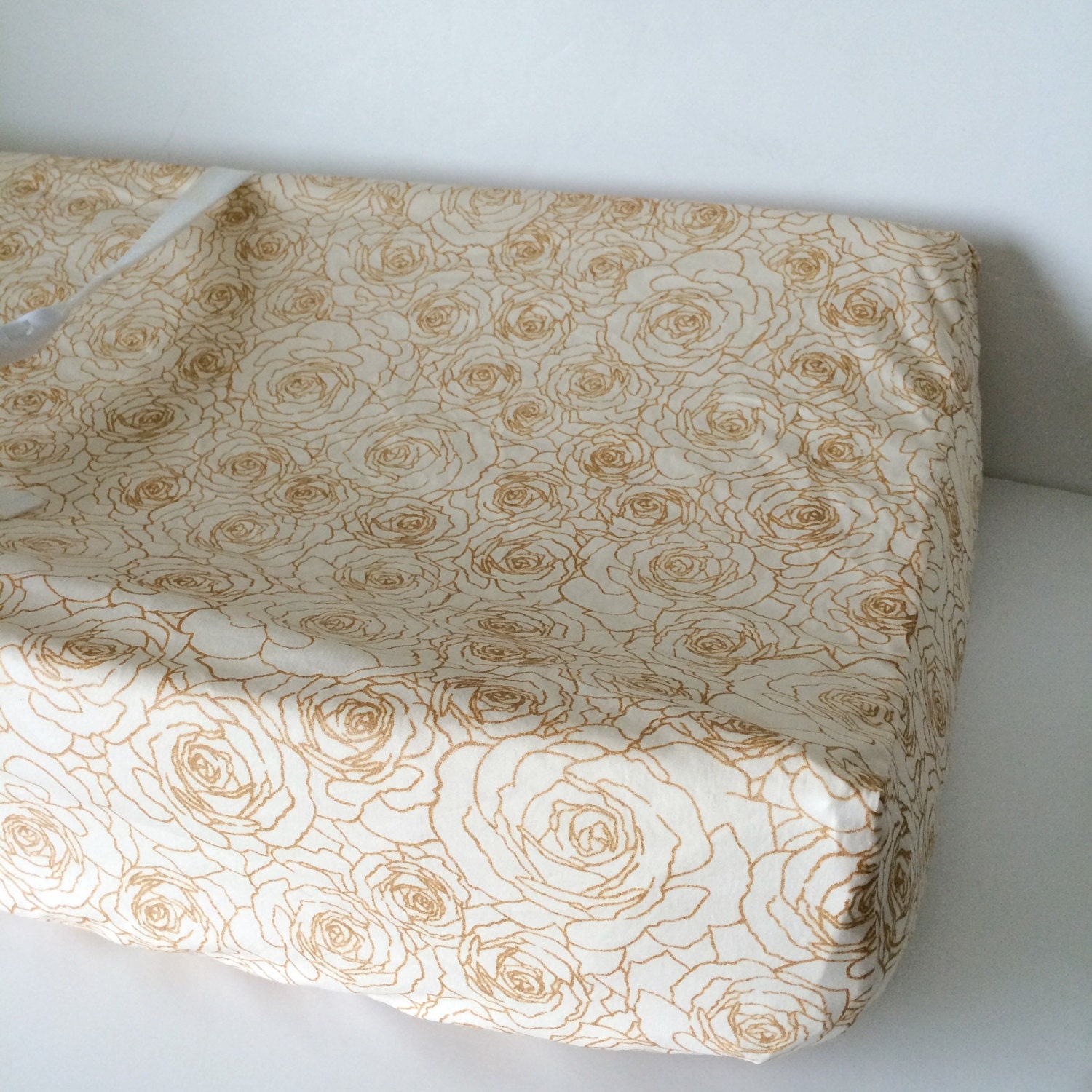 Metallic Gold Bedding Fitted Crib Sheets / Cot Sheets / Mini