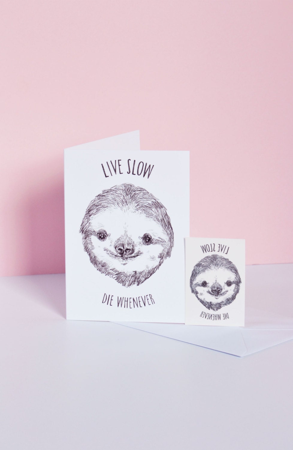 temporary tattoo sloth slow set temporary tattoo die Sloth and greetings live card