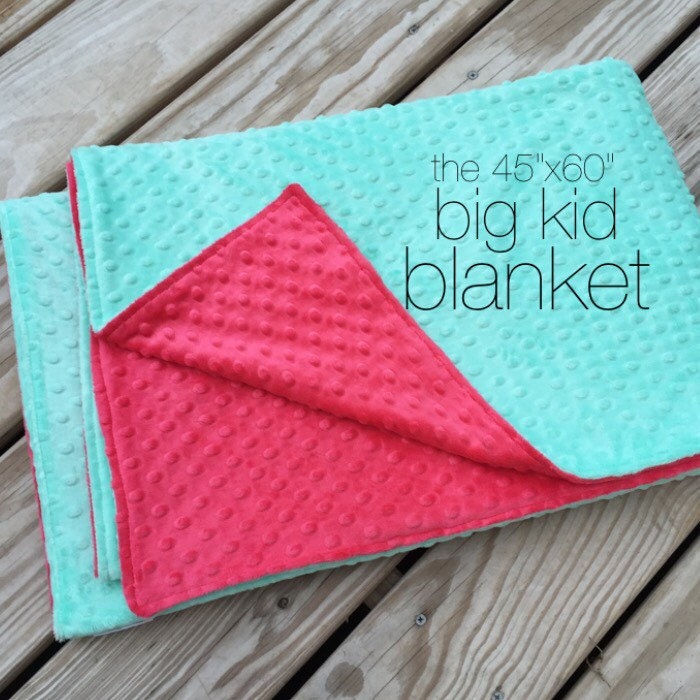 45x60 Minky DoubleSided Blanket Big Kid by sweetheartnsunshine
