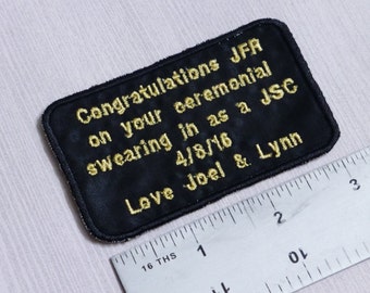 Custom clothing label, Embroidered label, Wedding Dress Label, Wedding favors,