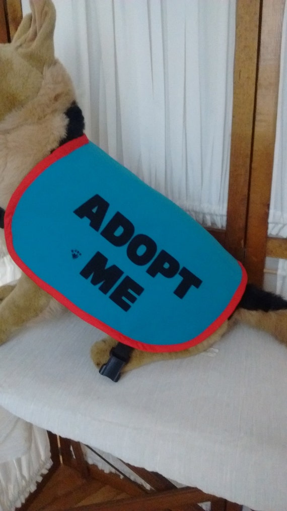Dog Adopt Me Vest EXTRA LARGE