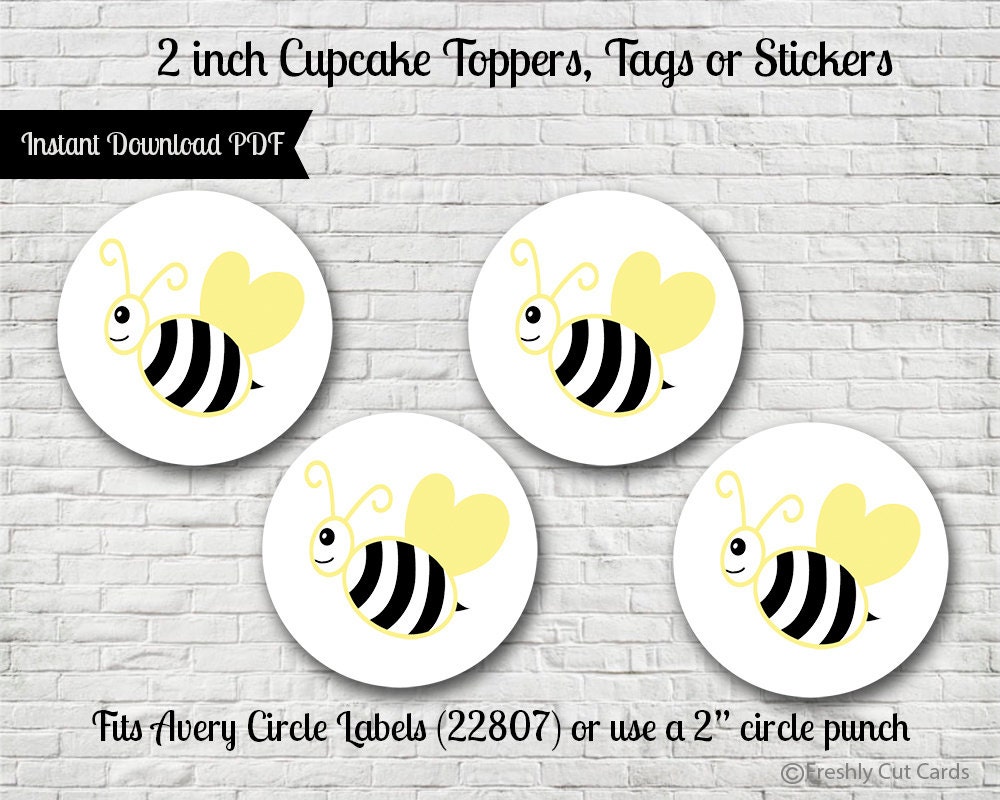 Mom to Bee 2 Printable Labels Fits Avery 22807 Sticker