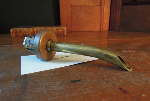 vintage brass and copper pour spout for wine by vintage brass and copper pour spout for wine by