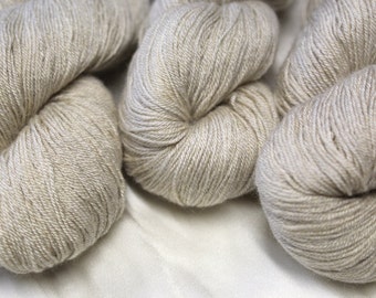 Fine wool Lace weight yarn with cashmere and tencel
