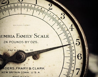 Rustic Home Decor, Scale of 1 to 5, Family Room Decor, Gift for Mom, Gift for Her, Fits IKEA RIBBA, Bronze, Print or Canvas Wrap.