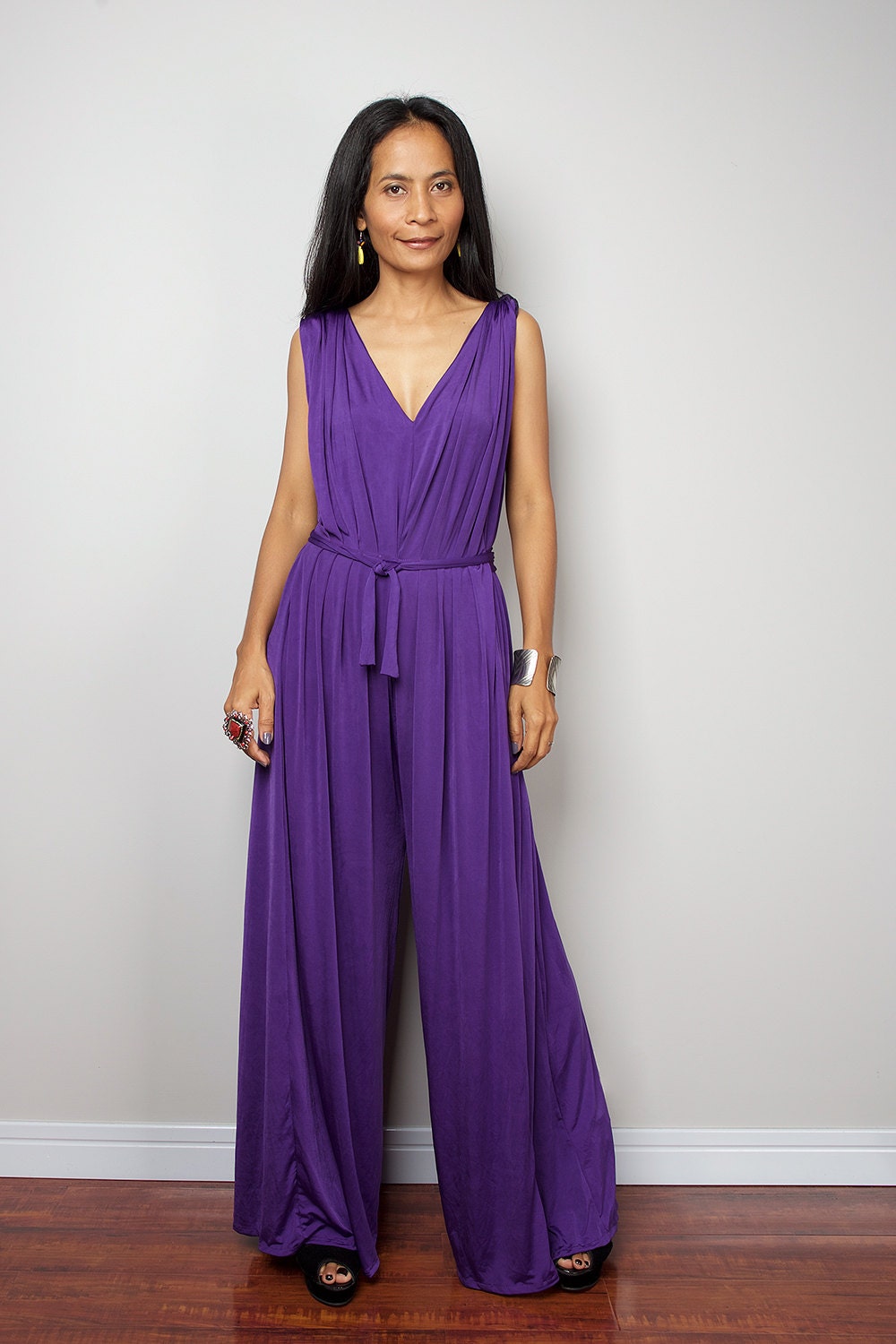 purple jumpsuit for wedding