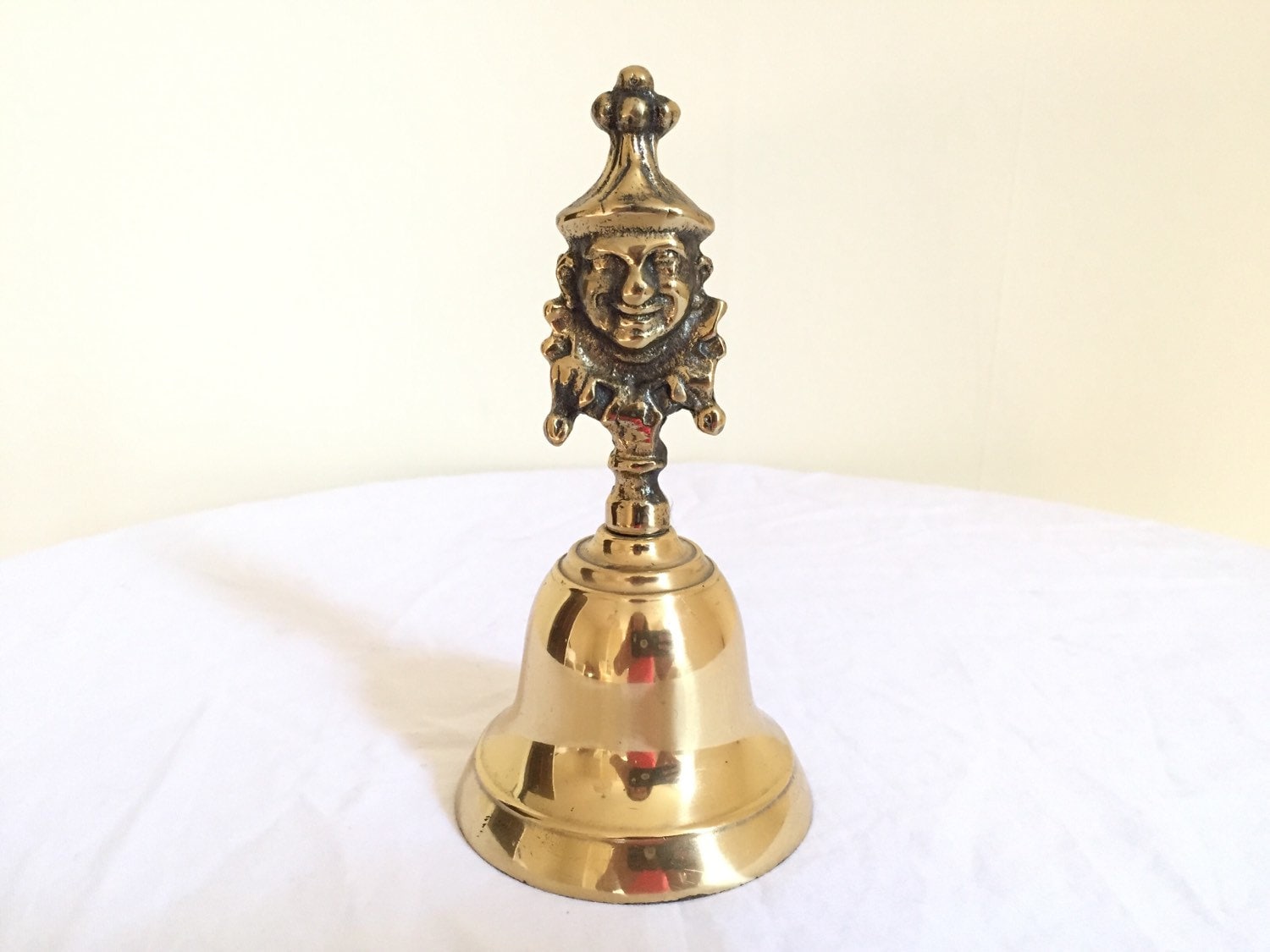 Jester Brass Bell Dinner Bell Collectible Bell Clown