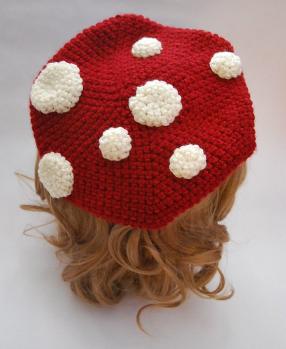 Crochet Mushroom Beret