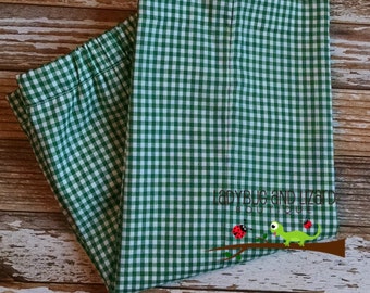 Boys Gingham Pants Size 12M-18M, 2T-5T, 6