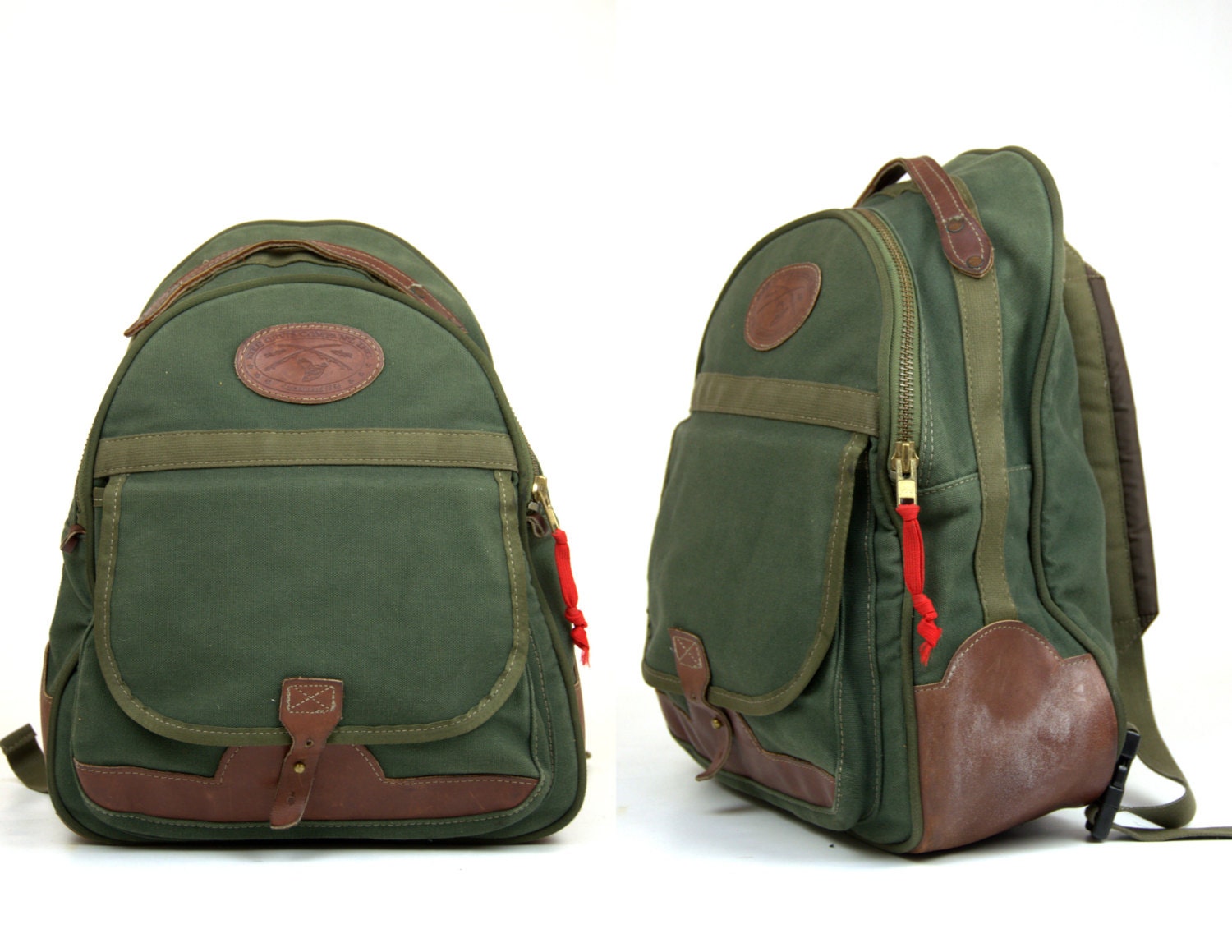 orvis leather backpack