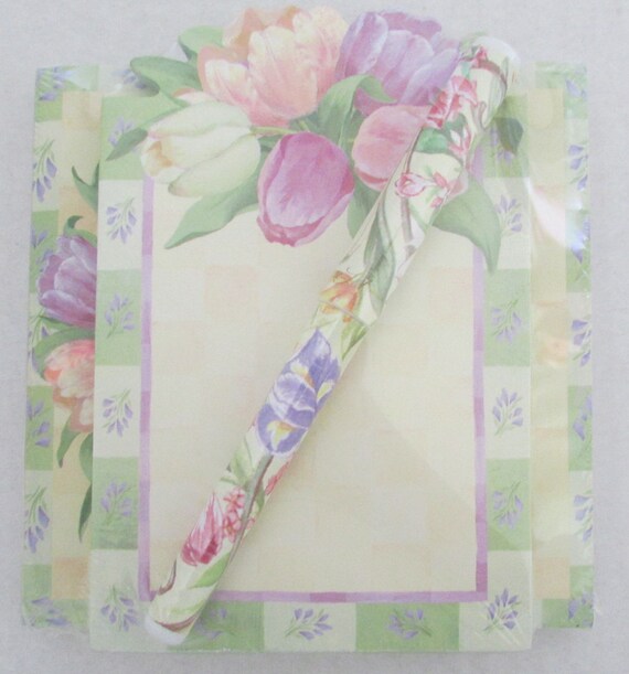 Lady Jayne ltd Floral Embellished Notepads with Pen Valentines Birthday