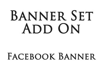 Shop banner set add on facebook banner