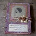 Mixed Media Journal // Art Blank Notebook or Sketchbook //Rustic Collage, Lina Cavalieri, Anais Nin Quote// 6x8 inches // Handmade Gift
