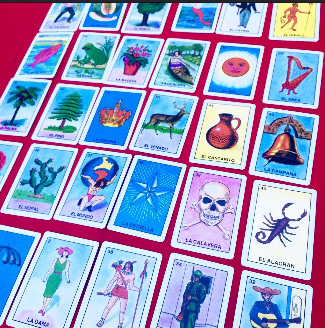 Loteria Deck Cards