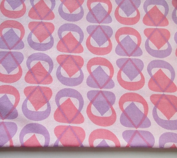 German Vintage Retro cotton Fabric with by TheBavarianTreasury