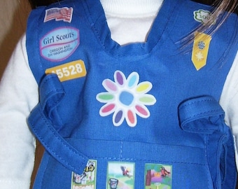 18 Inch Doll Clothes - Daisy Girl Scout Tunic