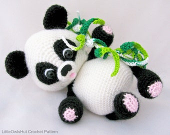119 Crochet Pattern - Panda - Amigurumi PDF file by Pertseva Etsy