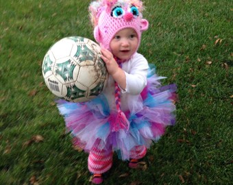Abby Cadabby Full Crochet Costume Hat Leggings and Tutu