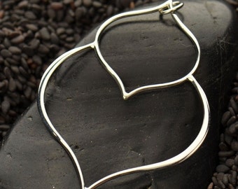 Sterling Silver Double Lotus Petal Pendant