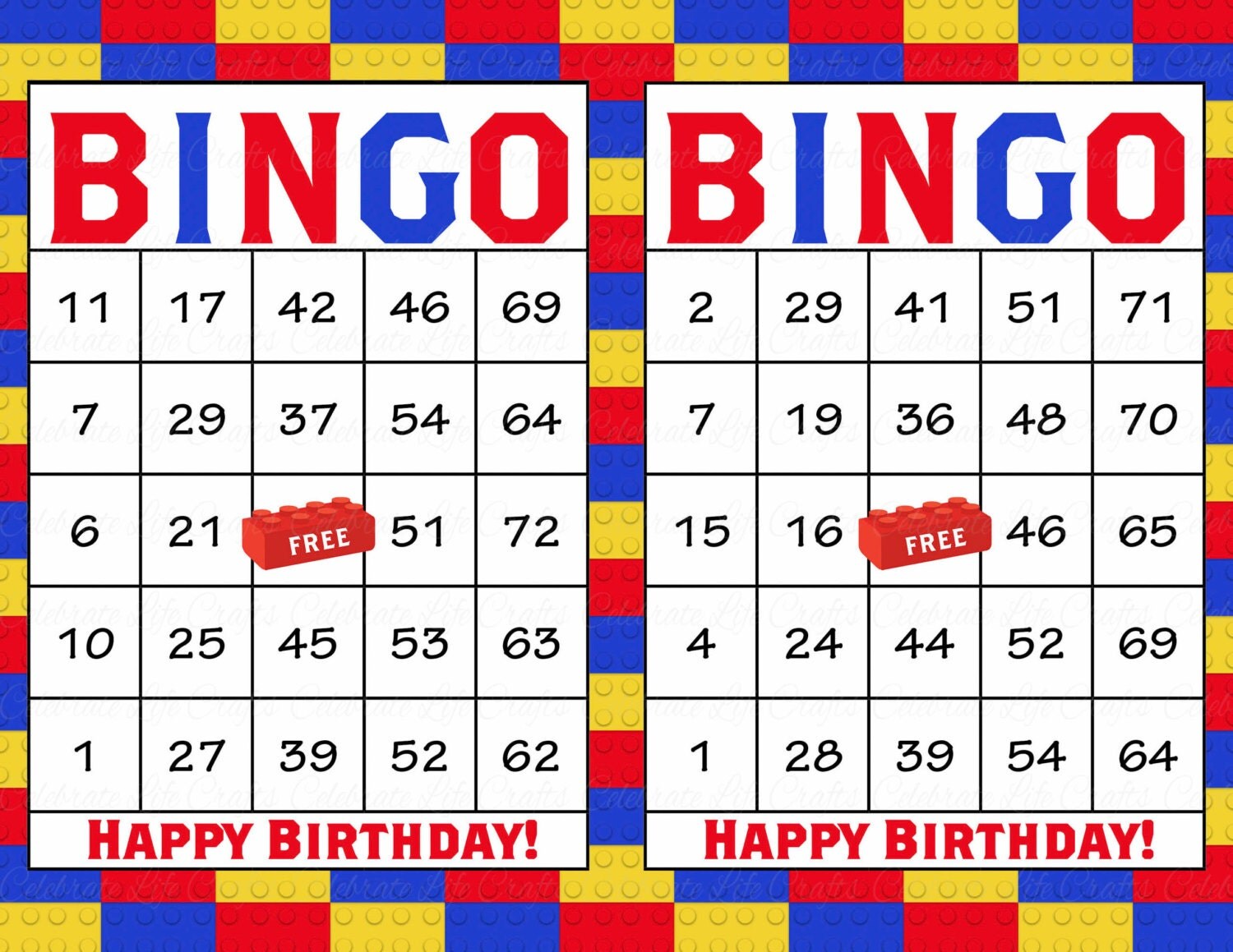 50 Free Printable Bingo Cards 50 Free Printable Baby Bingo Cards 