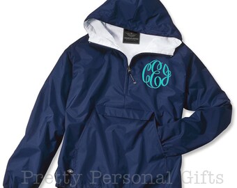 Monogram Pullover, Monogrammed Jacket, Monogram Windbreaker, Monogrammed Windbreaker, Charles River Jacket, Monogrammed Pullover