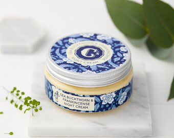 Natural Beauty Cream - Face Moisturizer - Frankincense - Sea Buckthorn - Face Cream - Sea Buckthorn Cream - Natural Face Cream-Vegan cream